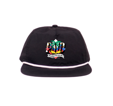 PMDxTOPSON Haitian Flag Hat - Black/White