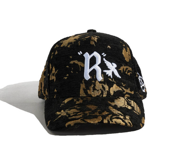 Reference Luxe Woven Hat - Black/Gold Flake