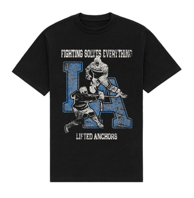 Lifted Anchor "Fighting" Tee Black