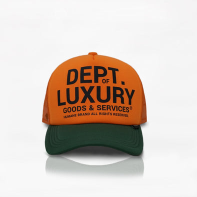 Humane Brand Trucker Hat - Orange