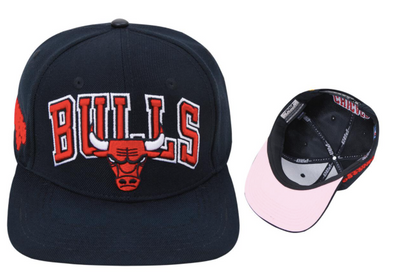 Pro Standard Chicago Bulls Wordmark Logo Snap Back