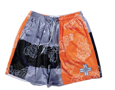 Emergenci “EMC” Mesh Shorts (Orange)
