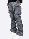 EPTM x Dave East Stacked Flared Pants (Grey)