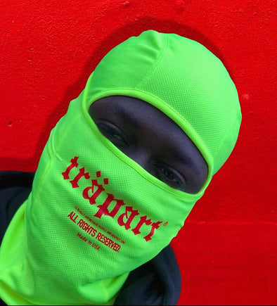 Trapart "Northeastern " Ski Mask (Neon/Red)