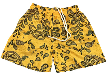 Real Ones Bandana Shorts (Yellow/Blk)