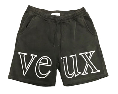 Si Tu Vuex Block Shorts (Grey/White)
