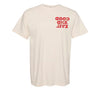 Good And Evil “Good Nor Evil” Tee (Cream/Red)
