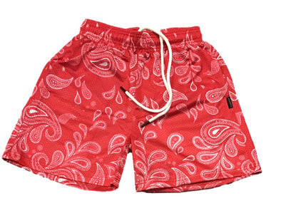 Real Ones Bandana Shorts (Red/White)