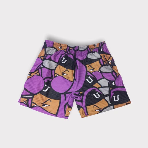 Ugly Intl Logo Pile Shorts (Purple)