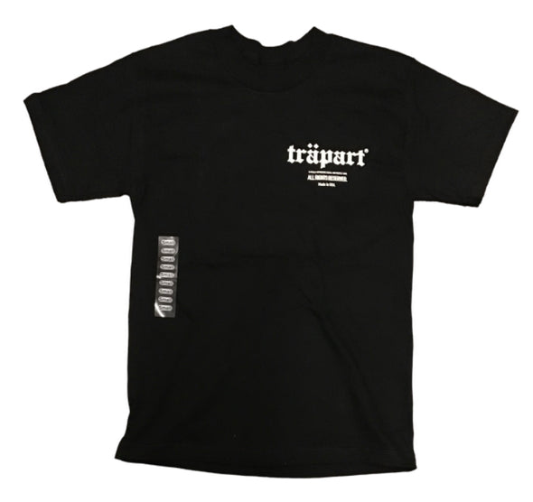 Trapart “All Rights Reserved” Tee (Black/White)